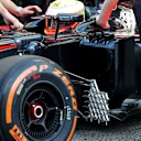 Oliver Turvey (GBR) McLaren MP4-30 and aero sensor at Formula One Testing, Day One, Barcelona, Spain, 12 May 2015. © Sutton Motorsport Images