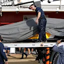 The car of Raffaele Marciello (ITA) Sauber C34 is recovered to the pits at Formula One Testing, Day Two, Barcelona, Spain, 13 May 2015. © Sutton Motorsport Images