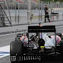 Jenson Button (GBR) McLaren MP4-30 with aero sensor at Formula One Testing, Day Two, Barcelona, Spain, 13 May 2015. © Sutton Motorsport Images