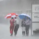 Heavy rain in the paddock at Formula One World Championship, Rd16, United States  Grand Prix, Practice, Austin, Texas, USA, Friday 23 October 2015. © Sutton Motorsport Images