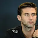 Matthew Carter (GBR) Lotus F1 Team CEO in the press conference at Formula One World Championship, Rd16, United States  Grand Prix, Practice, Austin, Texas, USA, Friday 23 October 2015. © Sutton Motorsport Images