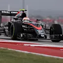 Jenson Button (GBR) McLaren MP4-30 at Formula One World Championship, Rd16, United States  Grand Prix, Practice, Austin, Texas, USA, Friday 23 September 2015. © Sutton Motorsport Images