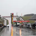 Wet pit lane at Formula One World Championship, Rd16, United States  Grand Prix, Qualifying, Austin, Texas, USA, Saturday 24 October 2015. © Sutton Motorsport Images