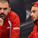 Marc Hynes (GBR) Marussia Driver Coach and Will Stevens (GBR) Marussia at Formula One World Championship, Rd16, United States  Grand Prix, Qualifying, Austin, Texas, USA, Saturday 24 October 2015. © Sutton Motorsport Images