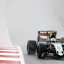 Sergio Perez (MEX) Force India VJM08 at Formula One World Championship, Rd16, United States  Grand Prix, Qualifying, Austin, Texas, USA, Sunday 25 October 2015. © Sutton Motorsport Images