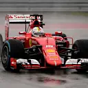 Sebastian Vettel (GER) Ferrari SF15-T at Formula One World Championship, Rd16, United States  Grand Prix, Qualifying, Austin, Texas, USA, Sunday 25 October 2015. © Sutton Motorsport Images