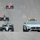 Safety car leads out the field at Formula One World Championship, Rd16, United States  Grand Prix, Race, Austin, Texas, USA, Sunday 25 October 2015. © Sutton Motorsport Images