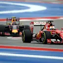 Sebastian Vettel (GER) Ferrari SF15-T at Formula One World Championship, Rd16, United States  Grand Prix, Race, Austin, Texas, USA, Sunday 25 October 2015. © Sutton Motorsport Images