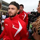 Will Stevens (GBR) Manor GP  on the drivers parade at Formula One World Championship, Rd16, United States  Grand Prix, Race, Austin, Texas, USA, Sunday 25 October 2015. © Sutton Motorsport Images