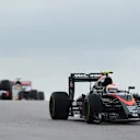 Jenson Button (GBR) McLaren MP4-30 at Formula One World Championship, Rd16, United States  Grand Prix, Race, Austin, Texas, USA, Sunday 25 October 2015. © Sutton Motorsport Images