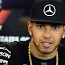 Lewis Hamilton (GBR) Mercedes AMG F1 in the press conference at Formula One World Championship, Rd16, United States  Grand Prix, Preparations, Austin, Texas, USA, Thursday 22 October 2015. © Sutton Motorsport Images