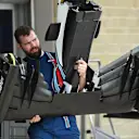 Williams mechanic and Williams FW37 front wing at Formula One World Championship, Rd16, United States  Grand Prix, Preparations, Austin, Texas, USA, Thursday 22 October 2015. © Sutton Motorsport Images