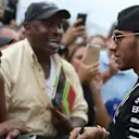 Lewis Hamilton (GBR) Mercedes AMG F1 signs autographs for the fans at Formula One World Championship, Rd16, United States  Grand Prix, Preparations, Austin, Texas, USA, Thursday 22 October 2015. © Sutton Motorsport Images