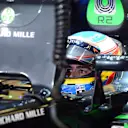 Fernando Alonso (ESP) McLaren MP4-31 at Formula One World Championship, Rd21, Abu Dhabi Grand Prix, Practice, Yas Marina Circuit, Abu Dhabi, UAE, Friday 25 November 2016. © Sutton Images