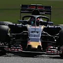 Daniil Kvyat (RUS) Scuderia Toro Rosso STR11 with halo at Formula One World Championship, Rd21, Abu Dhabi Grand Prix, Practice, Yas Marina Circuit, Abu Dhabi, UAE, Friday 25 November 2016. © Sutton Images