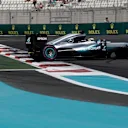 Lewis Hamilton (GBR) Mercedes-Benz F1 W07 Hybrid spins at Formula One World Championship, Rd21, Abu Dhabi Grand Prix, Practice, Yas Marina Circuit, Abu Dhabi, UAE, Friday 25 November 2016. © Sutton Images
