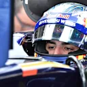 Carlos Sainz jr (ESP) Scuderia Toro Rosso STR11 at Formula One World Championship, Rd21, Abu Dhabi Grand Prix, Practice, Yas Marina Circuit, Abu Dhabi, UAE, Friday 25 November 2016. © Sutton Images