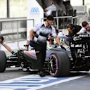 McLaren MP4-31 rear at Formula One World Championship, Rd21, Abu Dhabi Grand Prix, Qualifying, Yas Marina Circuit, Abu Dhabi, UAE, Saturday 26 November 2016. © Sutton Images