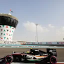 Sergio Perez (MEX) Force India VJM09 at Formula One World Championship, Rd21, Abu Dhabi Grand Prix, Qualifying, Yas Marina Circuit, Abu Dhabi, UAE, Saturday 26 November 2016. © Sutton Images