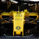 Renault Sport F1 Team RS16 chassis and front wheel hub detail at Formula One World Championship, Rd21, Abu Dhabi Grand Prix, Race, Yas Marina Circuit, Abu Dhabi, UAE, Sunday 27 November 2016. © Sutton Images