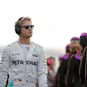 Nico Rosberg (GER) Mercedes AMG F1 on the drivers parade at Formula One World Championship, Rd21, Abu Dhabi Grand Prix, Race, Yas Marina Circuit, Abu Dhabi, UAE, Sunday 27 November 2016. © Sutton Images