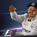 World Champion Nico Rosberg (GER) Mercedes AMG F1 in the Press Conference at Formula One World Championship, Rd21, Abu Dhabi Grand Prix, Race, Yas Marina Circuit, Abu Dhabi, UAE, Sunday 27 November 2016. © Sutton Images