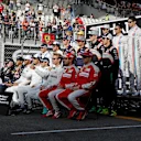 Drivers on the grid for the drivers group photo at Formula One World Championship, Rd21, Abu Dhabi Grand Prix, Race, Yas Marina Circuit, Abu Dhabi, UAE, Sunday 27 November 2016. © Sutton Images