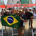 Felipe Nasr (BRA) Sauber and fans at the autograph session at Formula One World Championship, Rd21, Abu Dhabi Grand Prix, Race, Yas Marina Circuit, Abu Dhabi, UAE, Sunday 27 November 2016. © Sutton Images