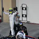 Race retiree Jenson Button (GBR) McLaren MP4-31 at Formula One World Championship, Rd21, Abu Dhabi Grand Prix, Race, Yas Marina Circuit, Abu Dhabi, UAE, Sunday 27 November 2016. © Sutton Images