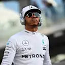 Lewis Hamilton (GBR) Mercedes AMG F1 on the drivers parade at Formula One World Championship, Rd21, Abu Dhabi Grand Prix, Race, Yas Marina Circuit, Abu Dhabi, UAE, Sunday 27 November 2016. © Sutton Images