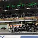 Sergio Perez (MEX) Force India VJM09 pit stop at Formula One World Championship, Rd21, Abu Dhabi Grand Prix, Race, Yas Marina Circuit, Abu Dhabi, UAE, Sunday 27 November 2016. © Sutton Images