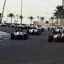 The start of the race at Formula One World Championship, Rd21, Abu Dhabi Grand Prix, Race, Yas Marina Circuit, Abu Dhabi, UAE, Sunday 27 November 2016. © Sutton Images