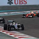 Lewis Hamilton (GBR) Mercedes-Benz F1 W07 Hybrid at Formula One World Championship, Rd21, Abu Dhabi Grand Prix, Race, Yas Marina Circuit, Abu Dhabi, UAE, Sunday 27 November 2016. © Sutton Images