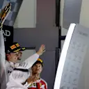 New World Champion Nico Rosberg (GER) Mercedes-Benz F1 W07 Hybrid celebrates on the podium at Formula One World Championship, Rd21, Abu Dhabi Grand Prix, Race, Yas Marina Circuit, Abu Dhabi, UAE, Sunday 27 November 2016. © Sutton Images