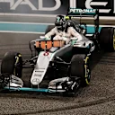 World Champion Nico Rosberg (GER) Mercedes-Benz F1 W07 Hybrid celebrates at Formula One World Championship, Rd21, Abu Dhabi Grand Prix, Race, Yas Marina Circuit, Abu Dhabi, UAE, Sunday 27 November 2016. © Sutton Images