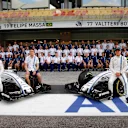 Valtteri Bottas (FIN) Williams and Felipe Massa (BRA) Williams with at the Team Photo at Formula One World Championship, Rd21, Abu Dhabi Grand Prix, Preparations, Yas Marina Circuit, Abu Dhabi, UAE, Thursday 24 November 2016. © Sutton Images