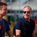 Valtteri Bottas (FIN) Williams with his trainer Antti Vierula (FIN) at Formula One World Championship, Rd21, Abu Dhabi Grand Prix, Preparations, Yas Marina Circuit, Abu Dhabi, UAE, Thursday 24 November 2016. © Sutton Images