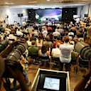 Press conference and media at Formula One World Championship, Rd21, Abu Dhabi Grand Prix, Preparations, Yas Marina Circuit, Abu Dhabi, UAE, Thursday 24 November 2016. © Sutton Images