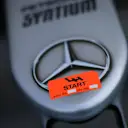 Mercedes-Benz F1 W07 Hybrid nose detail at Formula One World Championship, Rd21, Abu Dhabi Grand Prix, Preparations, Yas Marina Circuit, Abu Dhabi, UAE, Thursday 24 November 2016. © Sutton Images