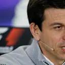 Toto Wolff (AUT) Mercedes AMG F1 Director of Motorsport in the Press Conference at Formula One World Championship, Rd1, Australian Grand Prix, Practice, Albert Park, Melbourne, Australia, Friday 18 March 2016. © Sutton Motorsport Images