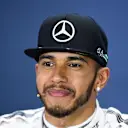Lewis Hamilton (GBR) Mercedes AMG F1 during the Press Conference at Formula One World Championship, Rd1, Australian Grand Prix, Qualifying, Albert Park, Melbourne, Australia, Saturday 19 March 2016. © Sutton Motorsport Images