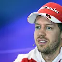 Sebastian Vettel (GER) Ferrari during the Press Conference at Formula One World Championship, Rd1, Australian Grand Prix, Qualifying, Albert Park, Melbourne, Australia, Saturday 19 March 2016. © Sutton Motorsport Images