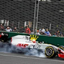 Esteban Gutierrez (MEX) Haas F1 Team VF16 locks up at Formula One World Championship, Rd1, Australian Grand Prix, Qualifying, Albert Park, Melbourne, Australia, Saturday 19 March 2016. © Sutton Motorsport Images