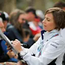 Claire Williams (GBR) Williams Deputy Team Principal signs auotgraphs for the fans at Formula One World Championship, Rd1, Australian Grand Prix, Qualifying, Albert Park, Melbourne, Australia, Saturday 19 March 2016. © Sutton Motorsport Images