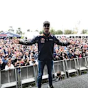 Daniel Ricciardo (AUS) Red Bull Racing on stage at the fan zone at Formula One World Championship, Rd1, Australian Grand Prix, Qualifying, Albert Park, Melbourne, Australia, Saturday 19 March 2016. © Sutton Motorsport Images
