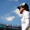 Fernando Alonso (ESP) McLaren at the drivers parade at Formula One World Championship, Rd1, Australian Grand Prix, Race, Albert Park, Melbourne, Australia, Sunday 20 March 2016. © Sutton Motorsport Images