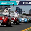 Carlos Sainz (ESP) Scuderia Toro Rosso at the drivers parade at Formula One World Championship, Rd1, Australian Grand Prix, Race, Albert Park, Melbourne, Australia, Sunday 20 March 2016. © Sutton Motorsport Images