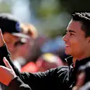 Pascal Wehrlein (GER) Manor Racing signs autographs for the fans at Formula One World Championship, Rd1, Australian Grand Prix, Race, Albert Park, Melbourne, Australia, Sunday 20 March 2016. © Sutton Motorsport Images
