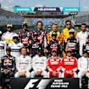 F1 drivers group photo at Formula One World Championship, Rd1, Australian Grand Prix, Race, Albert Park, Melbourne, Australia, Sunday 20 March 2016. © Sutton Motorsport Images