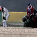 Race retiree Fernando Alonso (ESP) McLaren MP4-31 after his crash at Formula One World Championship, Rd1, Australian Grand Prix, Race, Albert Park, Melbourne, Australia, Sunday 20 March 2016. © Sutton Motorsport Images